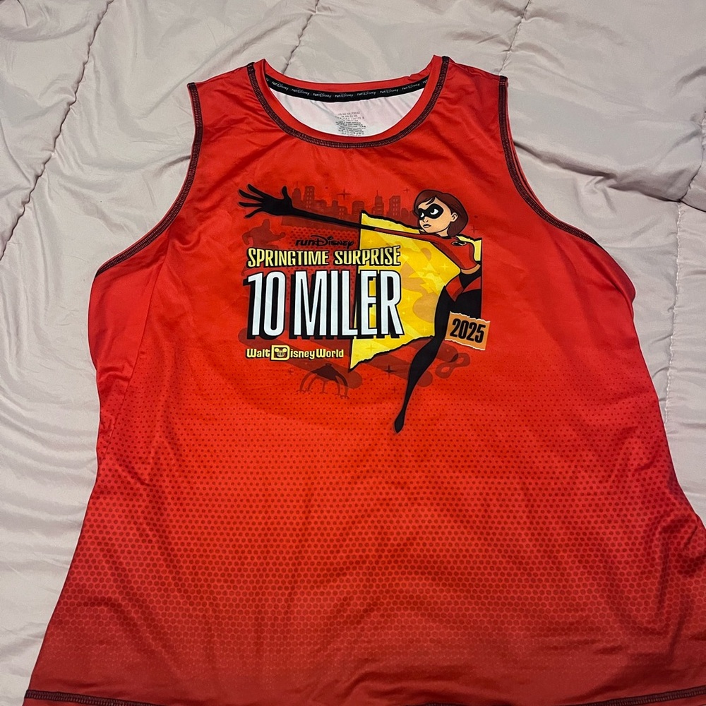 Disney RunDisney Springtime Surprise 10 Miler Mrs. Incredible Tank Top